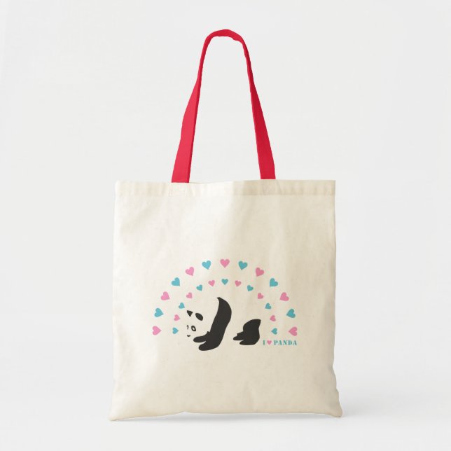 Tote Bag J'aime Panda (Devant)