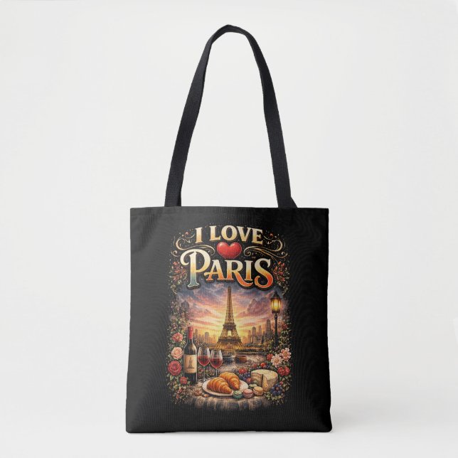Tote Bag J'aime Paris (Devant)