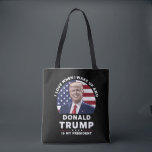 Tote Bag J'aime quand je me réveille et Donald Trump mon pr<br><div class="desc">I Love When I Wake Up and Donald Trump Is My President Trump/Vance 2025</div>
