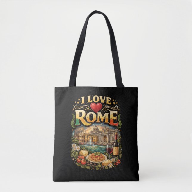 Tote Bag J'aime Rome (Devant)