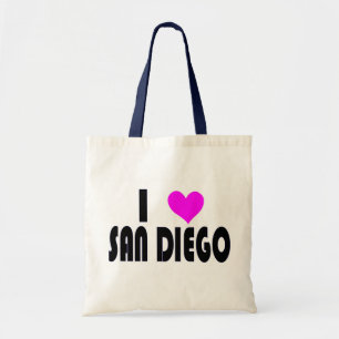 Tote Bag J'aime San Diego la Californie