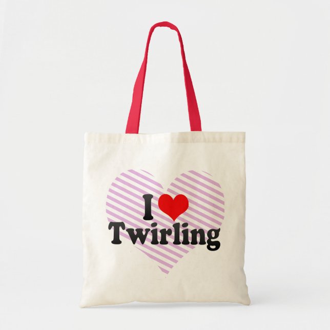 Tote Bag J'aime tournoyer (Devant)