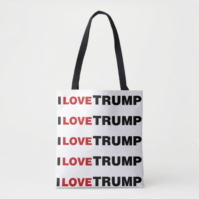 Tote Bag J'aime Trump (Devant)