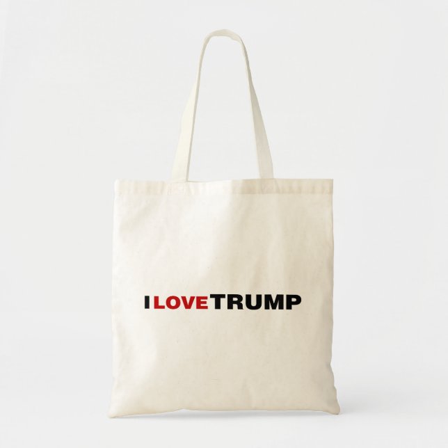 Tote Bag J'aime Trump (Devant)
