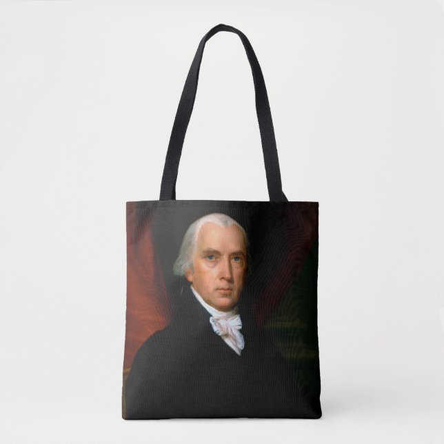 Tote Bag James Madison le 4ème président : Amérique colonia (Devant)