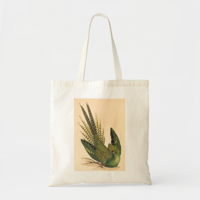 Tote Bag James Sowerby Parrot terrestre, Psittacus terrestr (Devant)