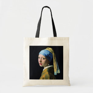 Tote Bag Jan Vermeer Girl Avec Une Perle Élevant L'Art Baro