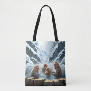 Tote Bag Japon Jigokudani Singes du parc des singes