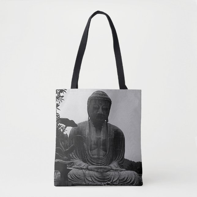 Tote Bag Japon vintage Kamakura Grand Bouddha (Devant)