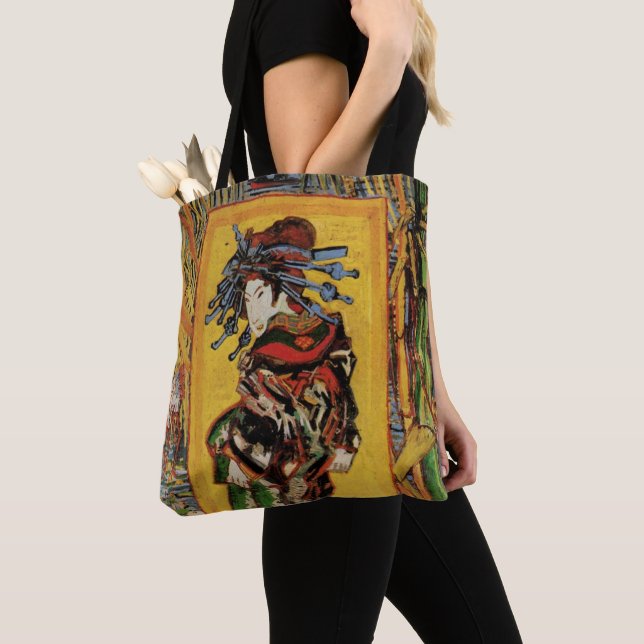 Tote Bag Japonais Courtesan Oiran par Vincent van Gogh (De près)