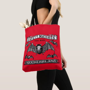 Tote Bag Japonais La Sécurité Correspond À Art Bats