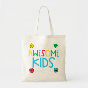 Tote Bag J'Apprends À Des Enfants Awesome Enseignant Sensib
