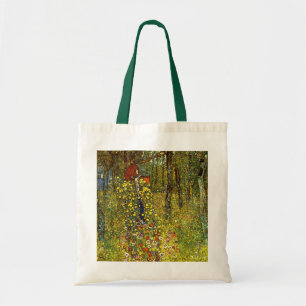Tote Bag Jardin agricole avec Crucifix par Gustav Klimt