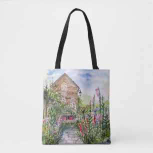 Tote Bag Jardin anglais de fleurs sauvages d'été à York