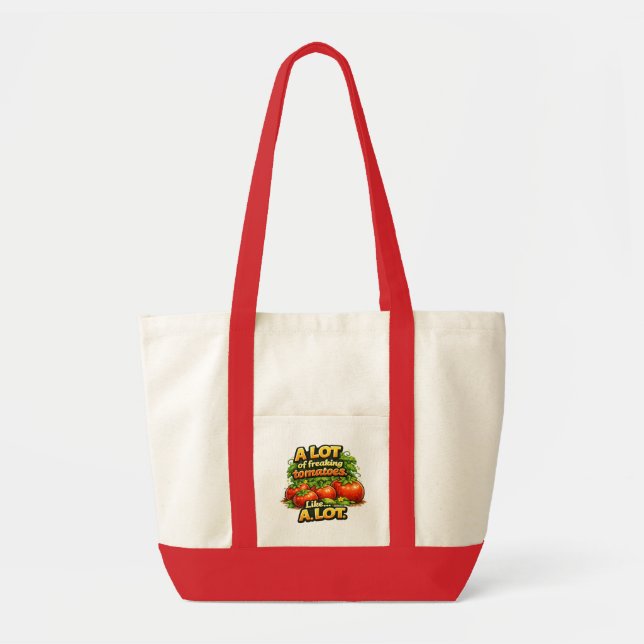 Tote Bag Jardin Beaucoup de Tomates Folles. Beaucoup (Devant)