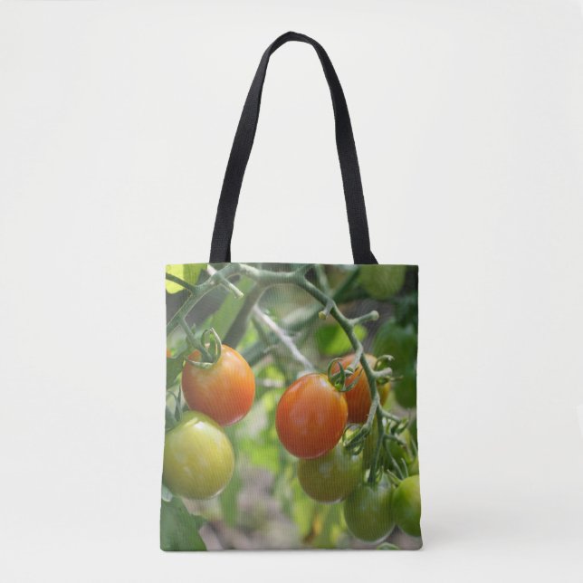 Tote Bag Jardin Cherry Tomates Nature (Devant)
