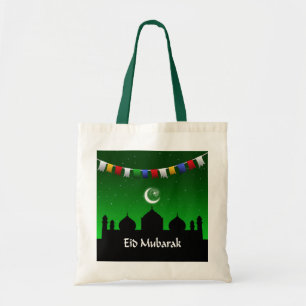 Tote Bag Jardin coloré de l'Aïd Moubarak