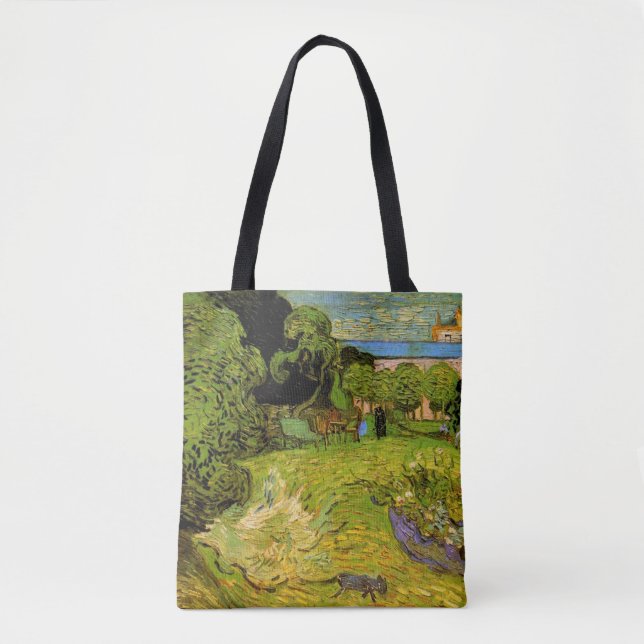 Tote Bag Jardin de Daubigny par Vincent van Gogh, Le Jardin (Devant)