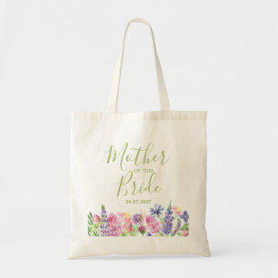Tote Bag Jardin de fleurs sauvages de la mère de la mariée