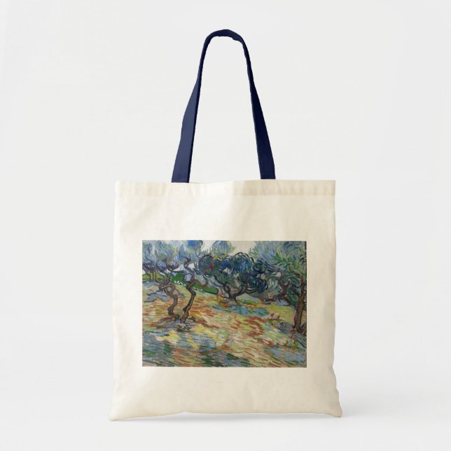 Tote Bag Jardin de Gethsémani, Mont des Oliviers par van Go (Devant)