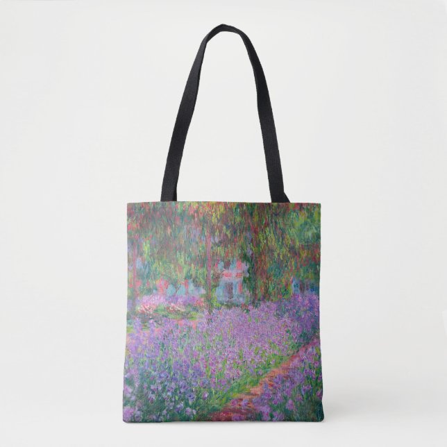 Tote Bag Jardin de l'artiste à Giverny par Claude Monet (Devant)