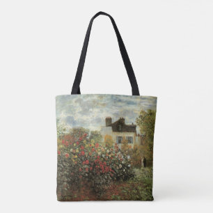 Tote Bag Jardin de Monet à Argenteuil par Claude Monet