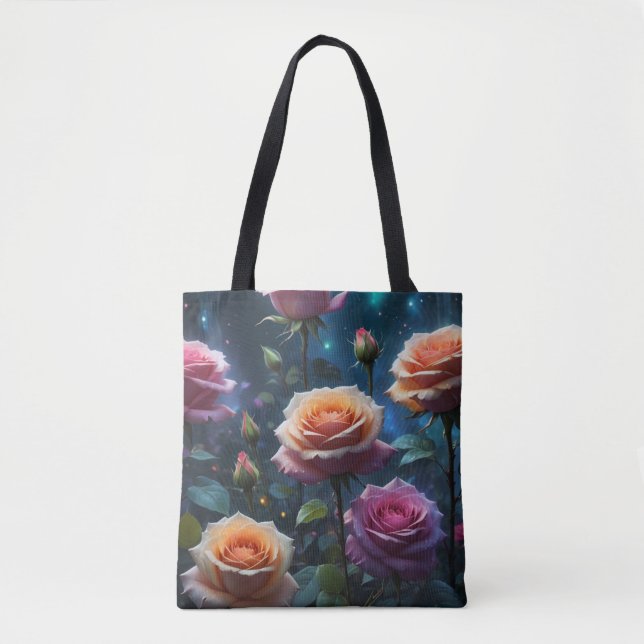 Tote Bag Jardin de roses mystique (Devant)