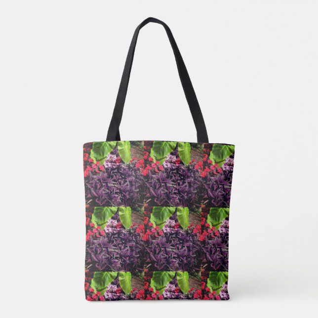 Tote Bag Jardin des fleurs (Dos)