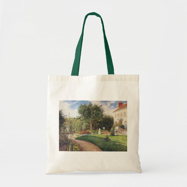 Tote Bag Jardin des Mathurins à Pontoise par Pissarro (Devant)