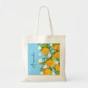 Tote Bag Jardin des Oranges d'été