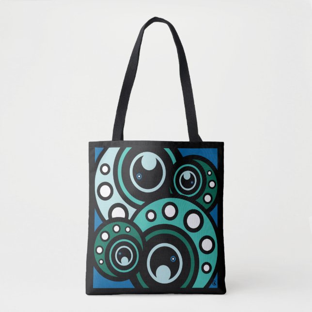 Tote Bag Jardin des poulpes (Devant)