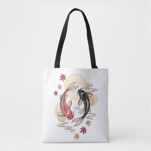 Tote Bag Jardin d'Esprit de Carpes sous la Lune (Devant)