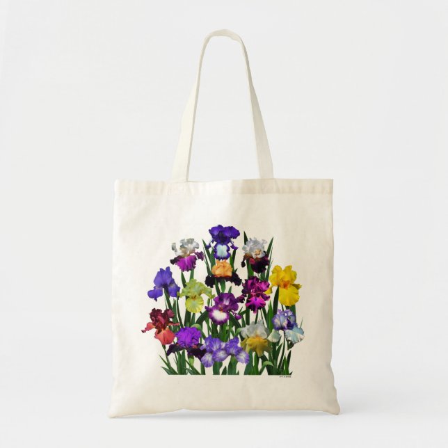 Tote Bag Jardin d'iris (Devant)
