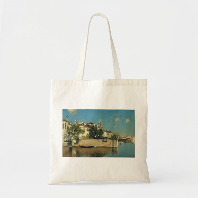 Tote Bag Jardin du Palais Vendramin à Venise (Devant)