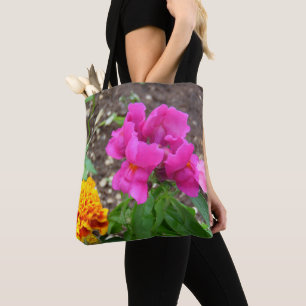 Tote Bag Jardin extérieur fleuri