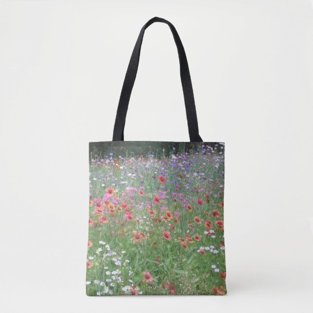 Tote Bag Jardin Fleur sauvage (Devant)