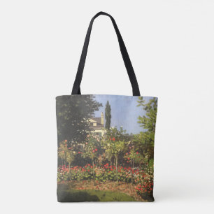 Tote Bag Jardin fleuri à Sainte Adresse par Claude Monet
