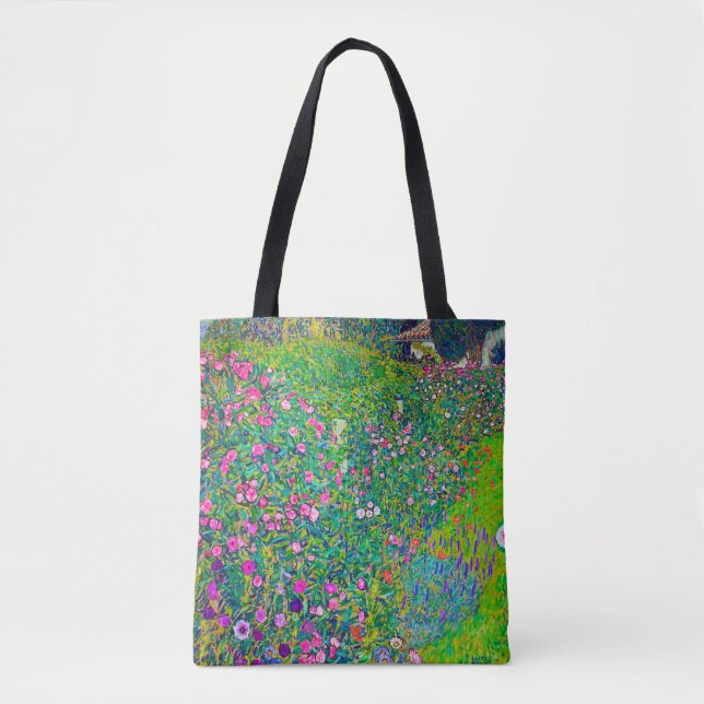 Tote Bag Jardin Italien, Gustav Klimt (Devant)