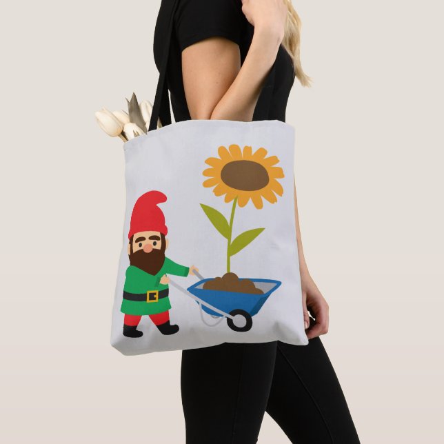 Tote Bag Jardin mignon devient amusant (De près)