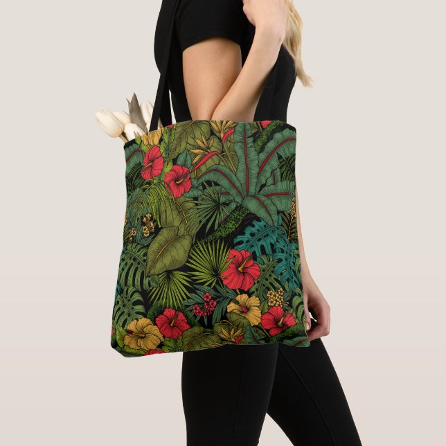 Tote Bag Jardin tropical (De près)