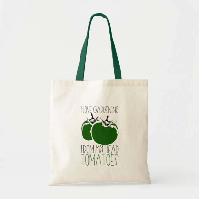 Tote Bag Jardinage des tomates (Devant)