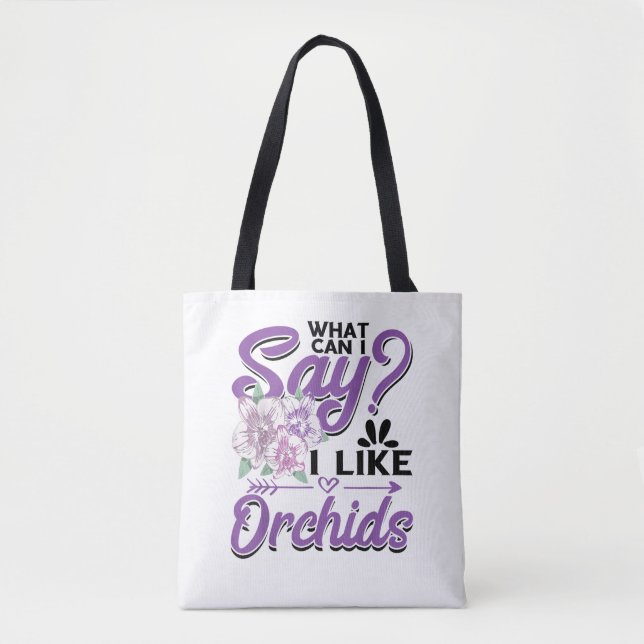 Tote Bag Jardinage d'orchidées (Devant)