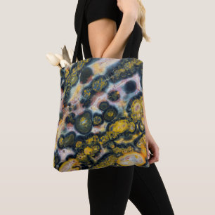 Tote Bag Jasper d'océan tacheté coloré