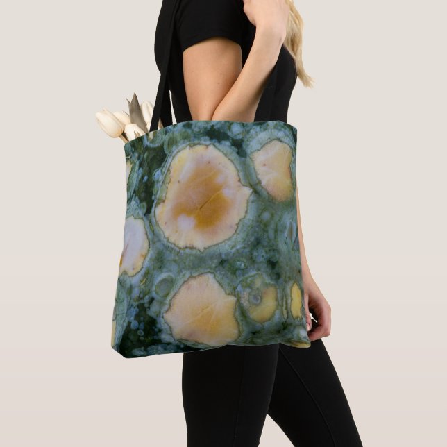Tote Bag Jasper océan tacheté (De près)