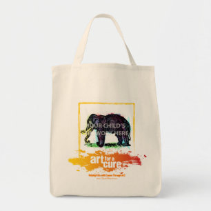 Tote Bag Jaune "art pour un traitement" Fourre-tout $20,95