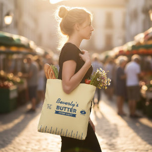 Tote Bag Jaune Beurre Extra Salé Drôle