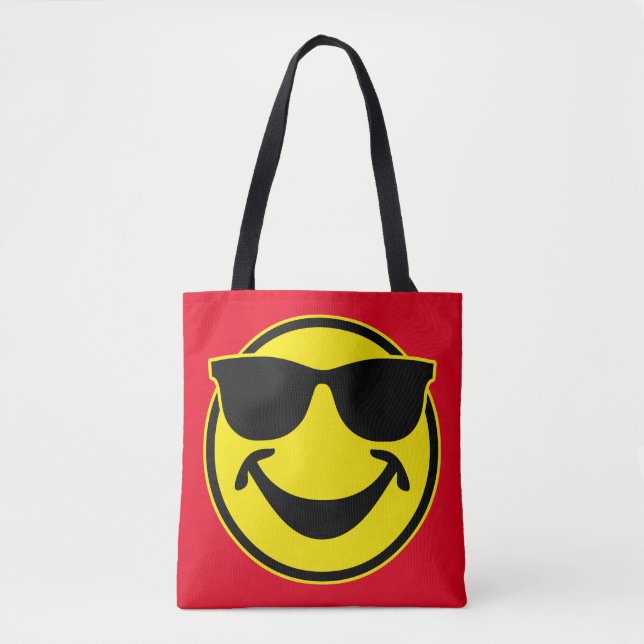 Tote Bag Jaune cool + votre dos. & idées (Devant)