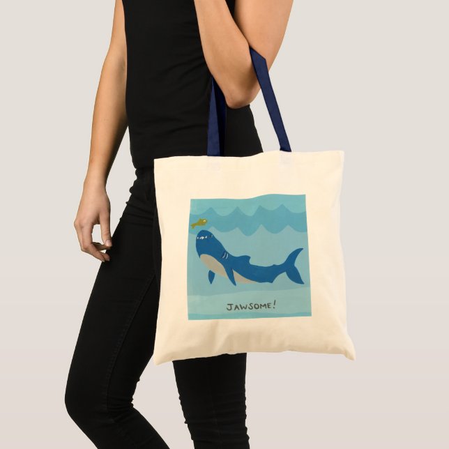 Tote Bag Jawesome Shark (Devant (produit))