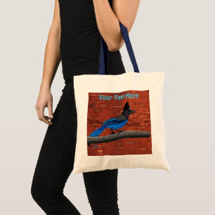 Tote Bag Jay de Steller sur écorce de bouleau intérieur