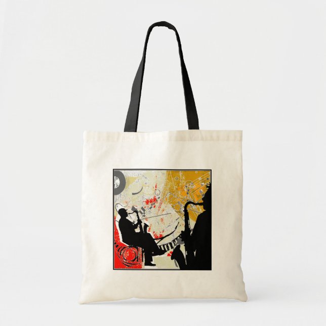 Tote Bag Jazz Dudes (Devant)